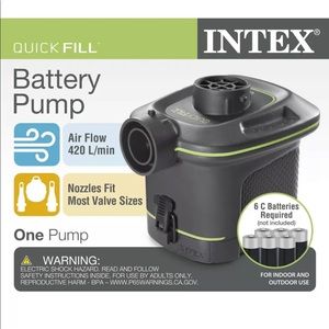 INTEX Quick-Fill Battery Operated Air Pump